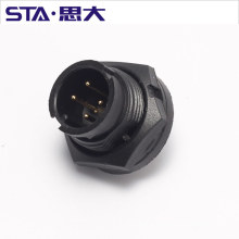 Plastic waterproof connector E10 Z108 2 3 4 5 6 7 8 10 12P threaded bayonet PCB Mount Socket